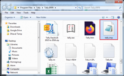Tally File Extension